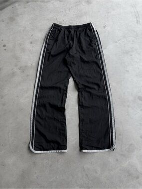 Vintage 00s Black Old Navy Bootcut Flared Track Pants
